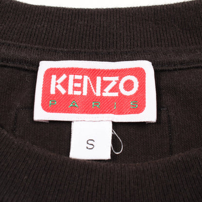 タイガー刺繍 半袖Tシャツ コットン ブラック ケンゾー
