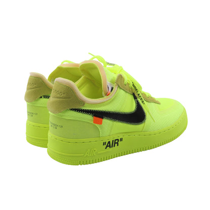 NIKE × OFF-WHITE Air Force 1 Low ネオンカラー スニーカー ファブリック スエード イエロー ブラック ナイキ