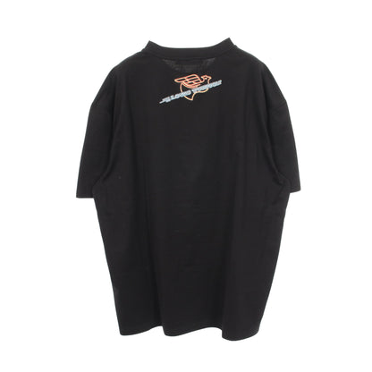 グラフィックエンベリッシュド 半袖Tシャツ コットン ブラック マルチカラー ルイヴィトン