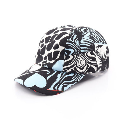 Davis Jungle Love キャップ コットン ブラック マルチカラー エルメス