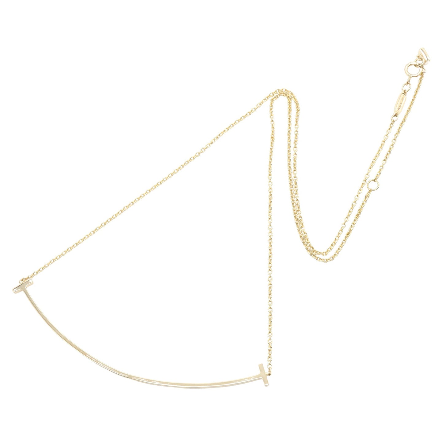 Tスマイル ラージネックレス ネックレス K18YG イエローゴールド ティファニー