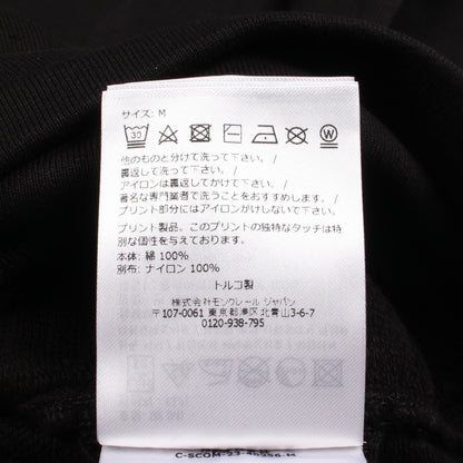ハーフジップ ハイネック スウェットシャツ コットン ブラック モンクレール