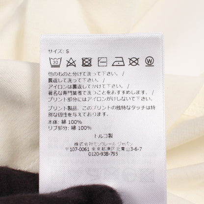 パームツリー バックプリント Tシャツ クルーネック コットン ホワイト モンクレール