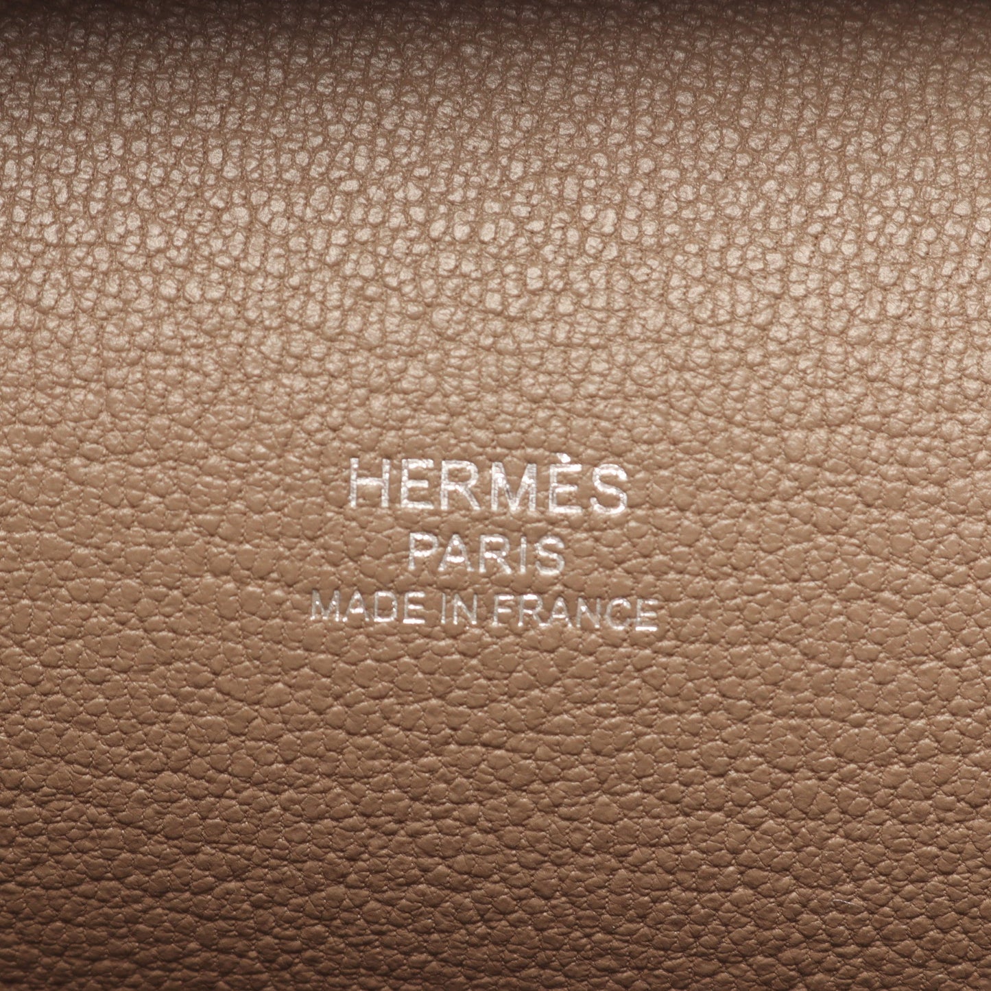 ジプシエール28 エトゥープ ショルダーバッグ トリヨンクレマンス グレーブラウン シルバー金具 K刻印 エルメス バッグ HERMES