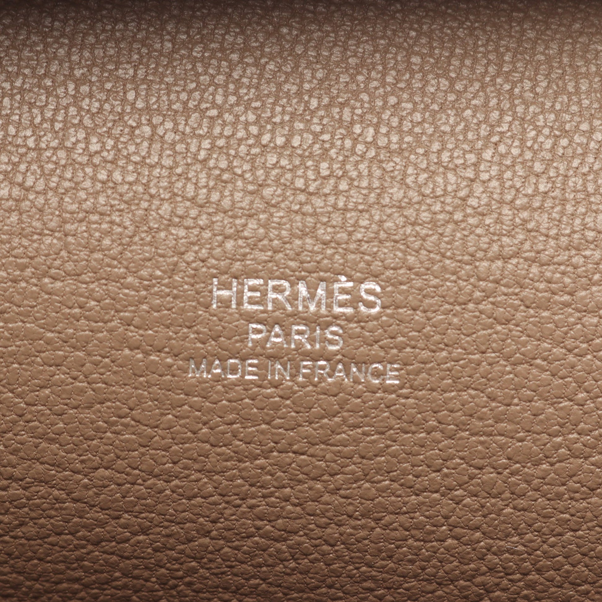 ジプシエール28 エトゥープ ショルダーバッグ トリヨンクレマンス グレーブラウン シルバー金具 K刻印 エルメス バッグ HERMES