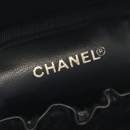 ココマーク ハンドバッグ バニティバッグ キャビアスキン ブラック ゴールド金具 シャネル バッグ CHANEL