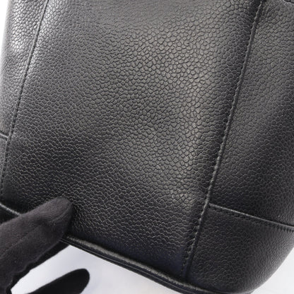 ココマーク ハンドバッグ バニティバッグ キャビアスキン ブラック ゴールド金具 シャネル バッグ CHANEL