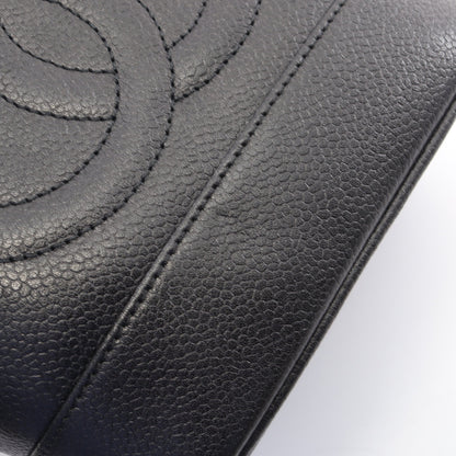 ココマーク ハンドバッグ バニティバッグ キャビアスキン ブラック ゴールド金具 シャネル バッグ CHANEL