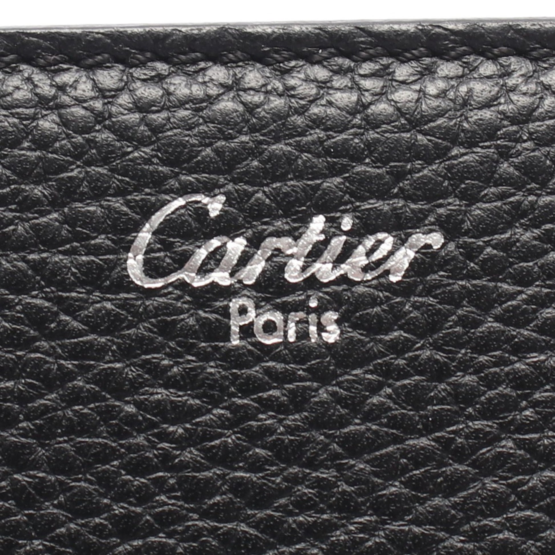 パシャ セカンドバッグ クラッチバッグ レザー ブラック カルティエ バッグ Cartier