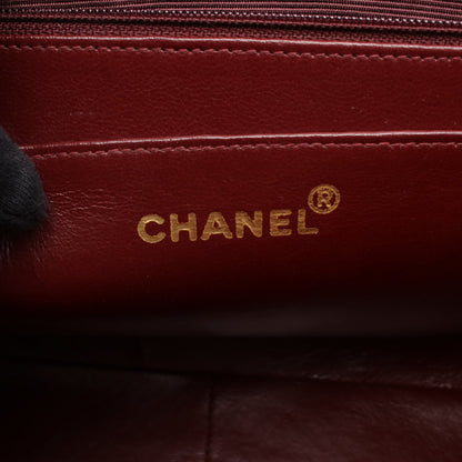 デカマトラッセ34 Wチェーンショルダーバッグ ラムスキン ブラック ゴールド金具 シャネル バッグ CHANEL