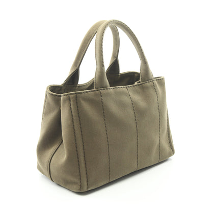 CANAPA カナパ ハンドバッグ トートバッグ キャンバス カーキグリーン プラダ
