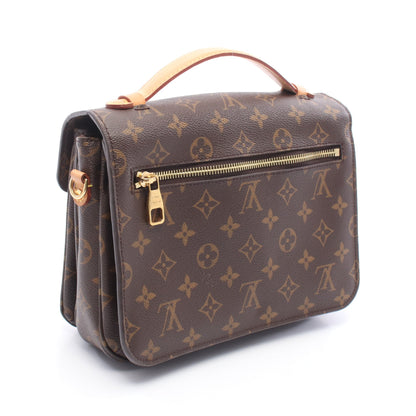 ポシェット メティス MM モノグラム 2WAY ハンドバッグ PVC レザー ブラウン ルイヴィトン