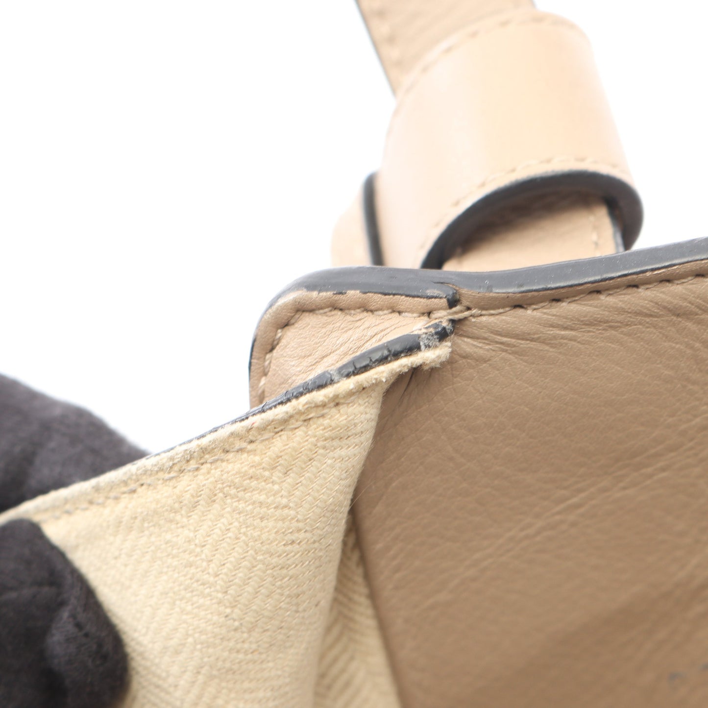 HAMMOCK SMALL ハンモック スモール 2WAY ハンドバッグ レザー グレーベージュ ロエベ