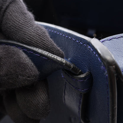 HAMMOCK SMALL ハンモック スモール 2WAY ハンドバッグ レザー ネイビー ロエベ