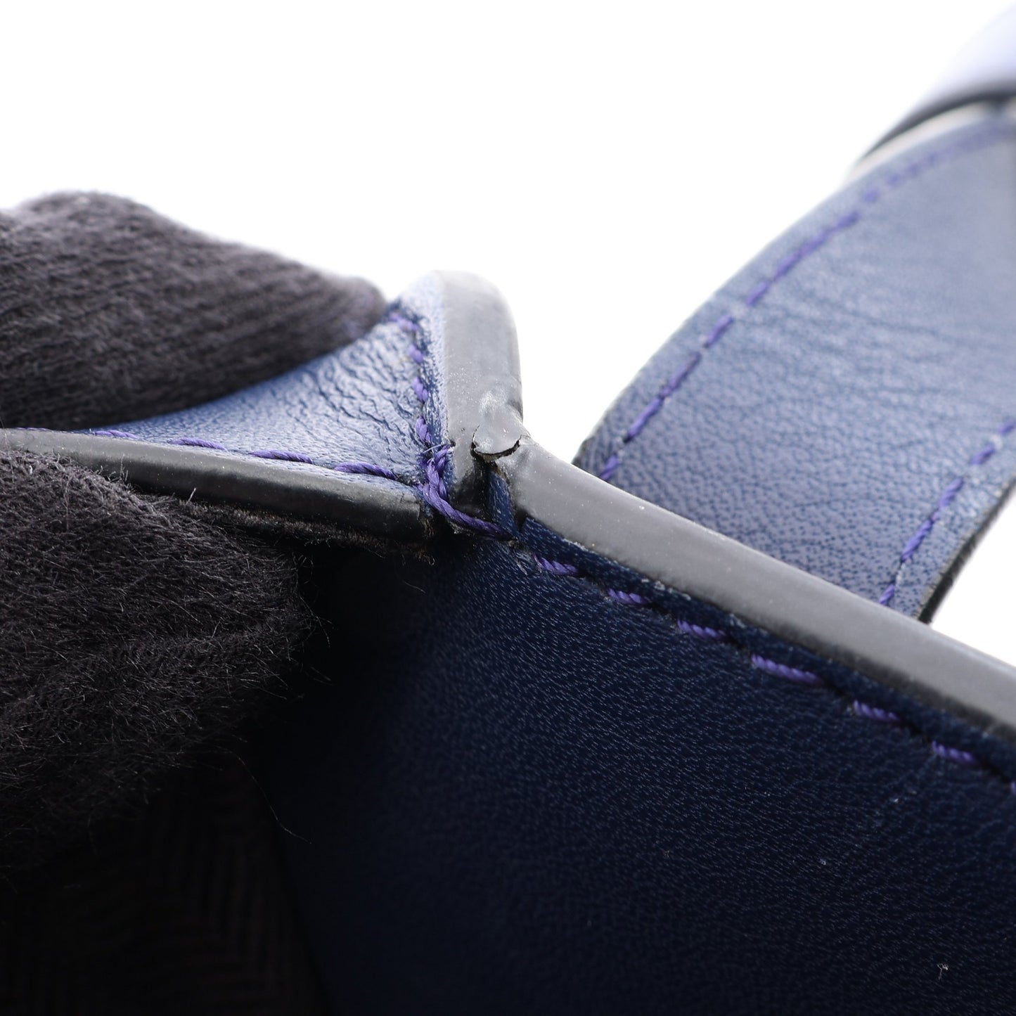 HAMMOCK SMALL ハンモック スモール 2WAY ハンドバッグ レザー ネイビー ロエベ