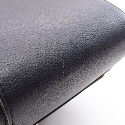 HAMMOCK MEDIUM ハンモック ミディアム 2WAY ハンドバッグ レザー ネイビー ブラック ロエベ
