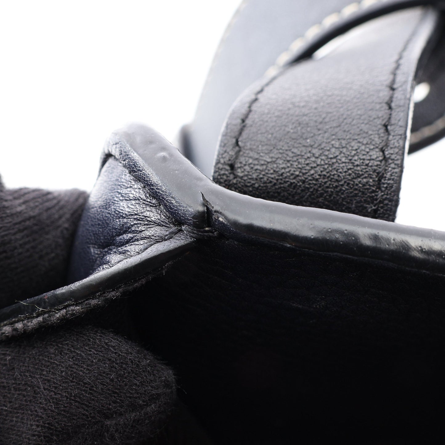 HAMMOCK MEDIUM ハンモック ミディアム 2WAY ハンドバッグ レザー ネイビー ブラック ロエベ