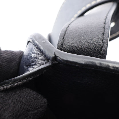 HAMMOCK MEDIUM ハンモック ミディアム 2WAY ハンドバッグ レザー ネイビー ブラック ロエベ