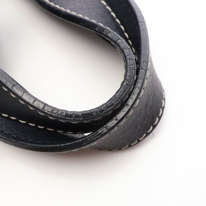 HAMMOCK MEDIUM ハンモック ミディアム 2WAY ハンドバッグ レザー ネイビー ブラック ロエベ