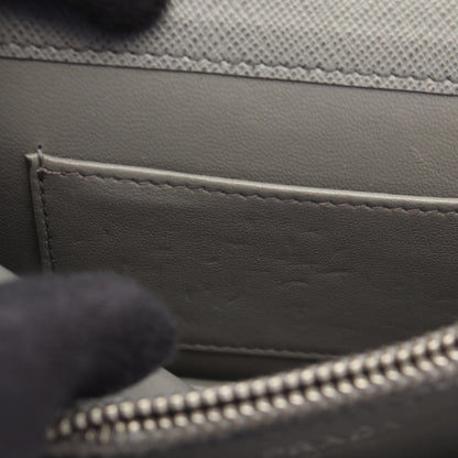 SAFFIANO LUX チェーンウォレット サフィアーノレザー グレー プラダ