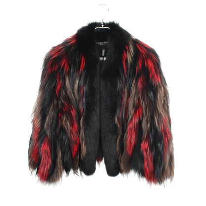 ファー ジャケット シルバーフォックス ブルーフォックス ブラック レッド ブラウン ドルチェアンドガッバーナ アウター DOLCE&GABBANA