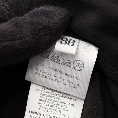 ファー ジャケット シルバーフォックス ブルーフォックス ブラック レッド ブラウン ドルチェアンドガッバーナ アウター DOLCE&GABBANA