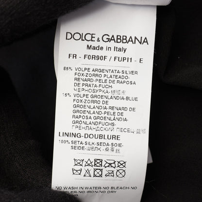ファー ジャケット シルバーフォックス ブルーフォックス ブラック レッド ブラウン ドルチェアンドガッバーナ アウター DOLCE&GABBANA