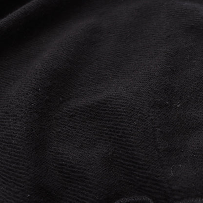 トリオンフ刺繍 ジップアップパーカー コットン カシミヤ ブラック セリーヌ