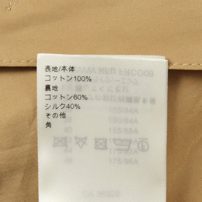 モノグラム ステンカラーコート コットン イエローブラウン ルイヴィトン