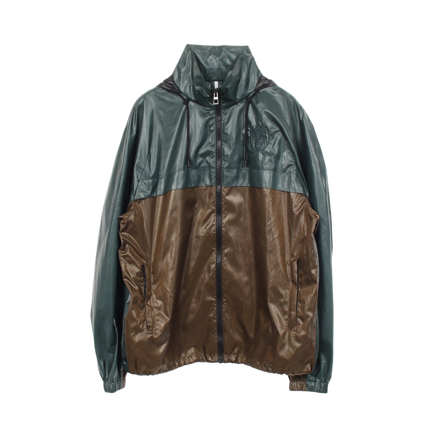 Eye LOEWE Nature ELN フード付き ジップアップ ジャケット カーキグリーン グリーン ブラック ロエベ