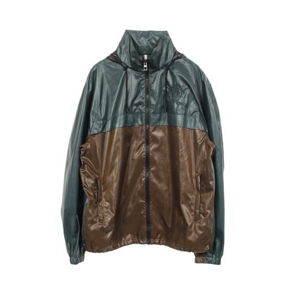 Eye LOEWE Nature ELN フード付き ジップアップ ジャケット カーキグリーン グリーン ブラック ロエベ