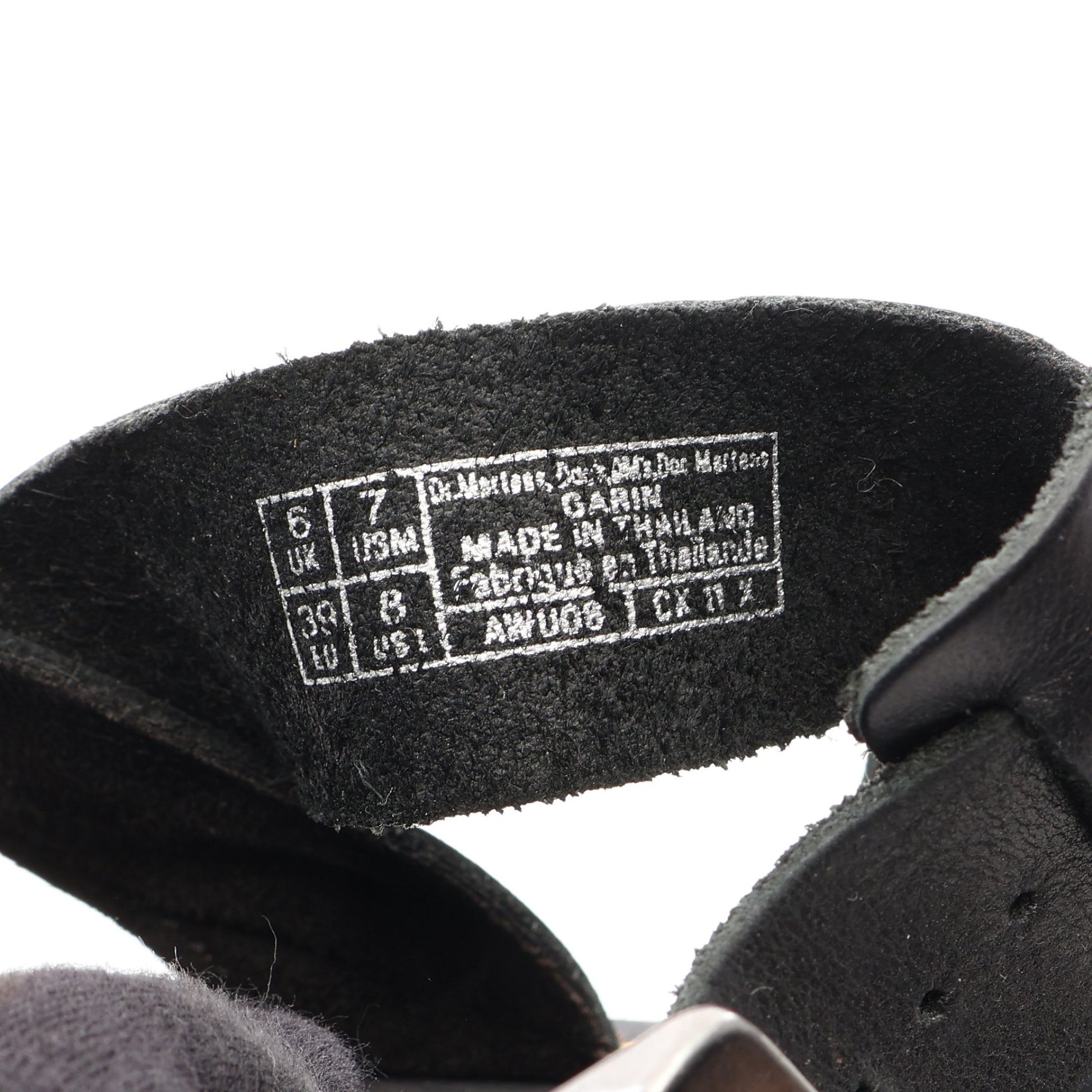 GARIN ガリン グルカ サンダル レザー ブラック ドクターマーチン シューズ Dr.Martens
