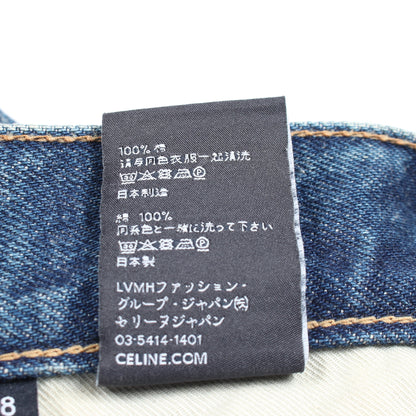 フレア サーフジーンズ デニムパンツ コットン インディゴブルー セリーヌ
