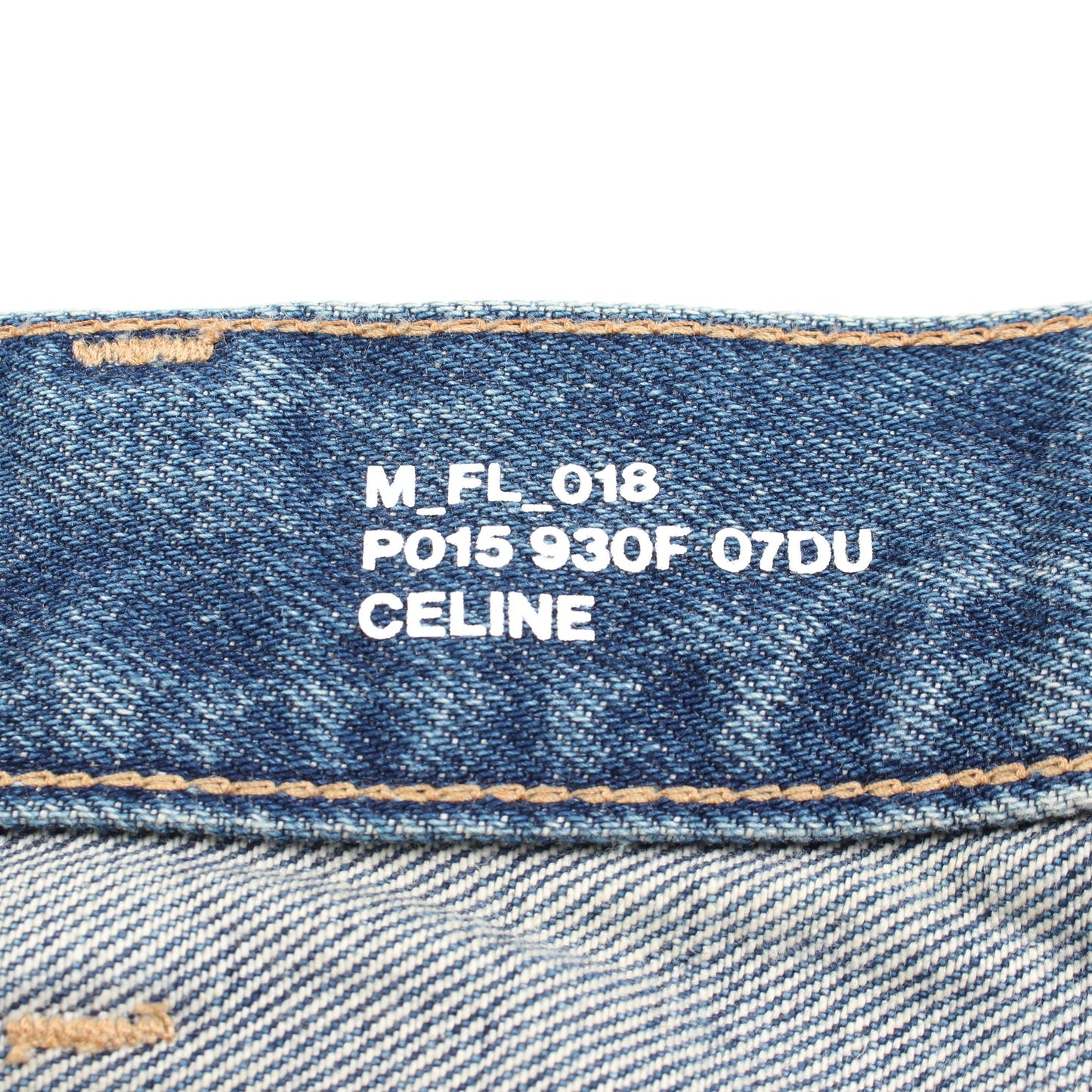 フレア サーフジーンズ デニムパンツ コットン インディゴブルー セリーヌ