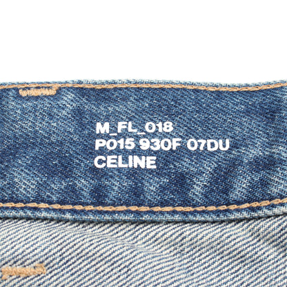 フレア サーフジーンズ デニムパンツ コットン インディゴブルー セリーヌ