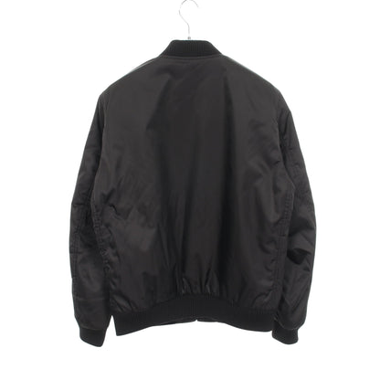 Re-Nylon 中綿 ボンバージャケット ナイロン ブラック プラダ
