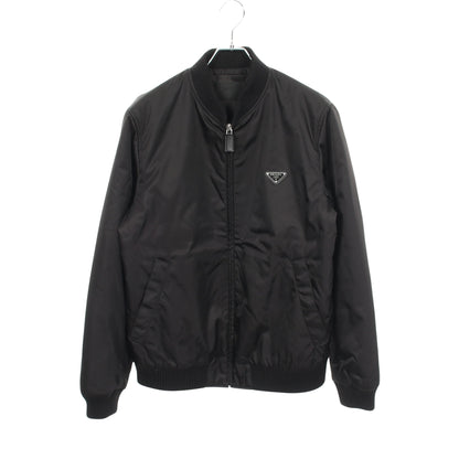 Re-Nylon 中綿 ボンバージャケット ナイロン ブラック プラダ