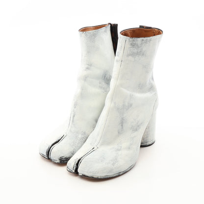 TABI タビ ブーツ レザー ホワイト ライトグレー メゾンマルジェラ22 シューズ Maison Margiela 22