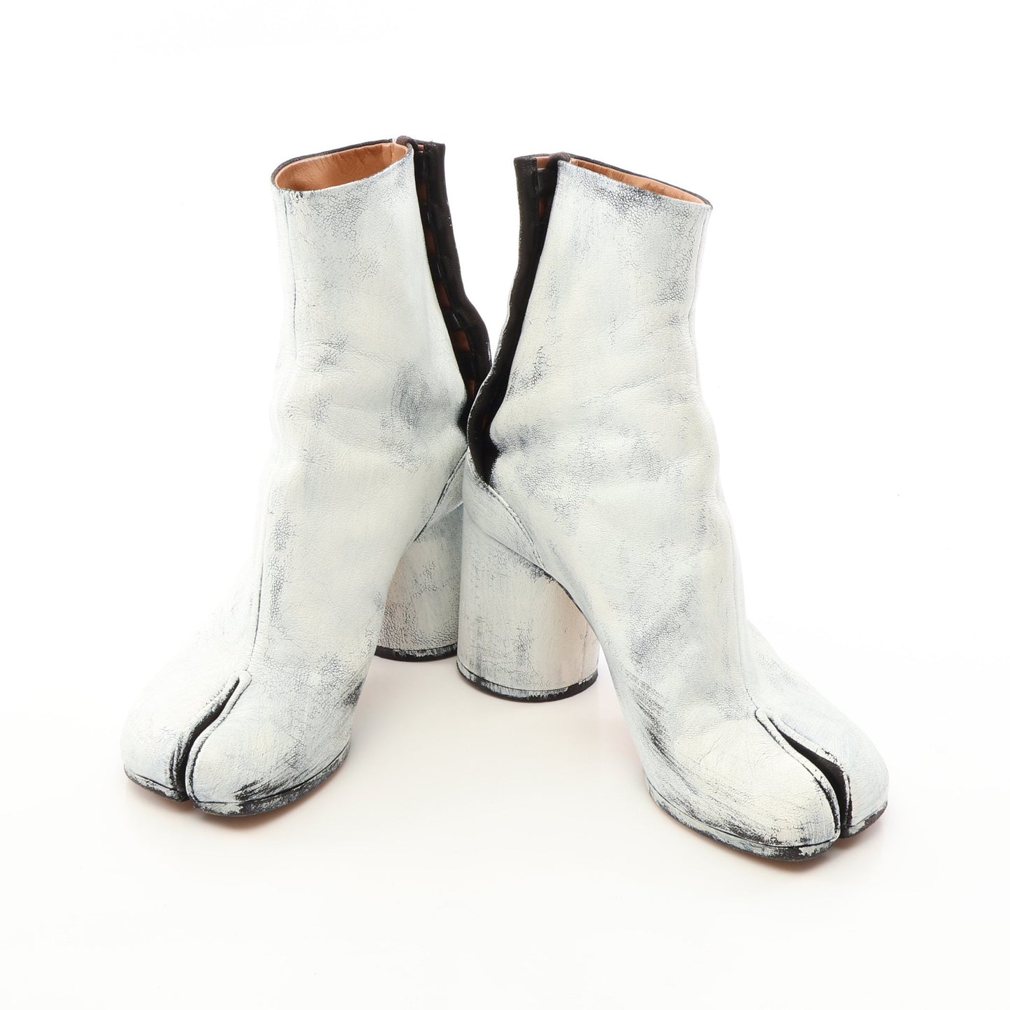 TABI タビ ブーツ レザー ホワイト ライトグレー メゾンマルジェラ22 シューズ Maison Margiela 22