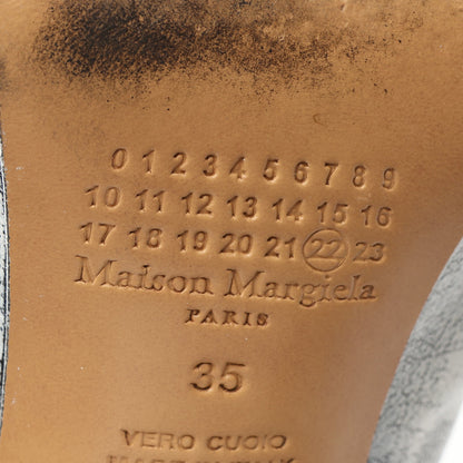 TABI タビ ブーツ レザー ホワイト ライトグレー メゾンマルジェラ22 シューズ Maison Margiela 22