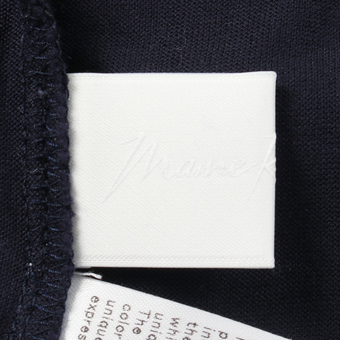 Shibori タイダイ 長袖 ワンピース コットン ネイビー マルチカラー マメクロゴウチ