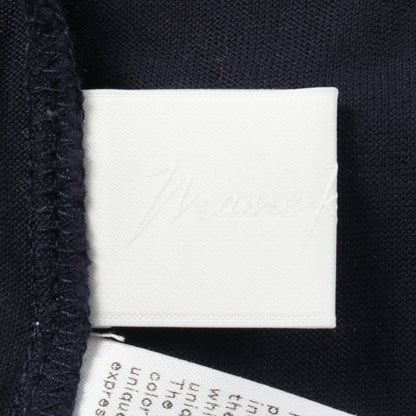Shibori タイダイ 長袖 ワンピース コットン ネイビー マルチカラー マメクロゴウチ