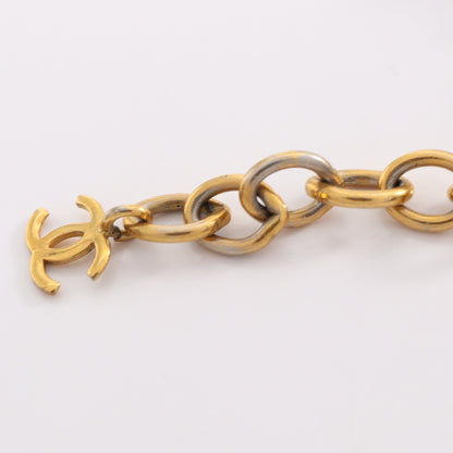 ココマーク チョーカー GP エナメルレザー ゴールド ブラック 95P シャネル アクセサリー CHANEL