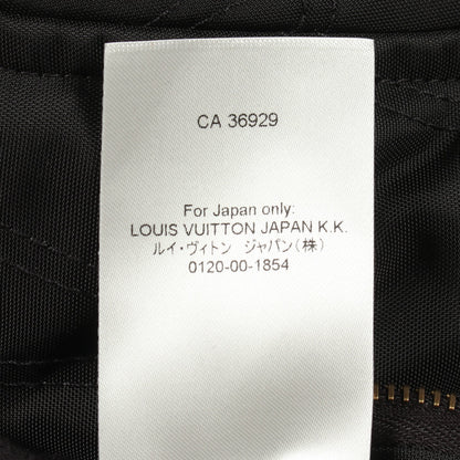 キルテッドオーバーシャツ ジャケット ナイロン ブラック ルイヴィトン