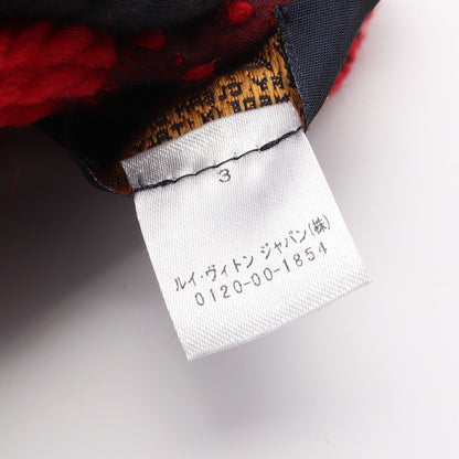 エシャルプ ロゴマニア ルビー マフラー ウール シルク レッド ルイヴィトン 財布・小物 LOUIS VUITTON