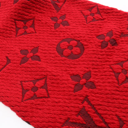エシャルプ ロゴマニア ルビー マフラー ウール シルク レッド ルイヴィトン 財布・小物 LOUIS VUITTON