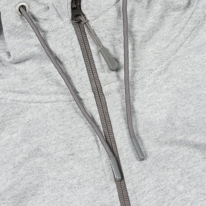 M OUTLINE LOGO BOX FULL ZIP HOODIE パーカー コットン グレー ザノースフェイス