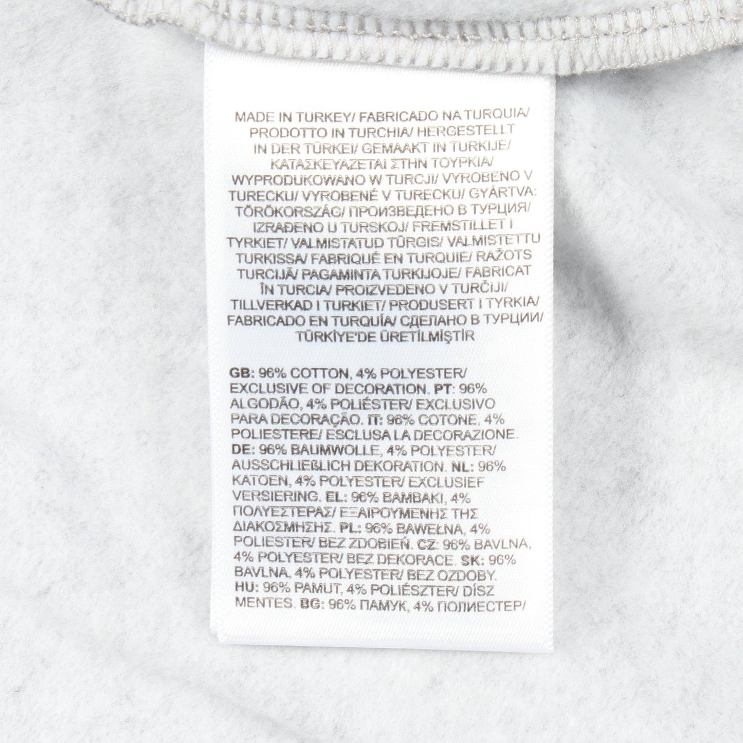 M OUTLINE LOGO BOX FULL ZIP HOODIE パーカー コットン グレー ザノースフェイス
