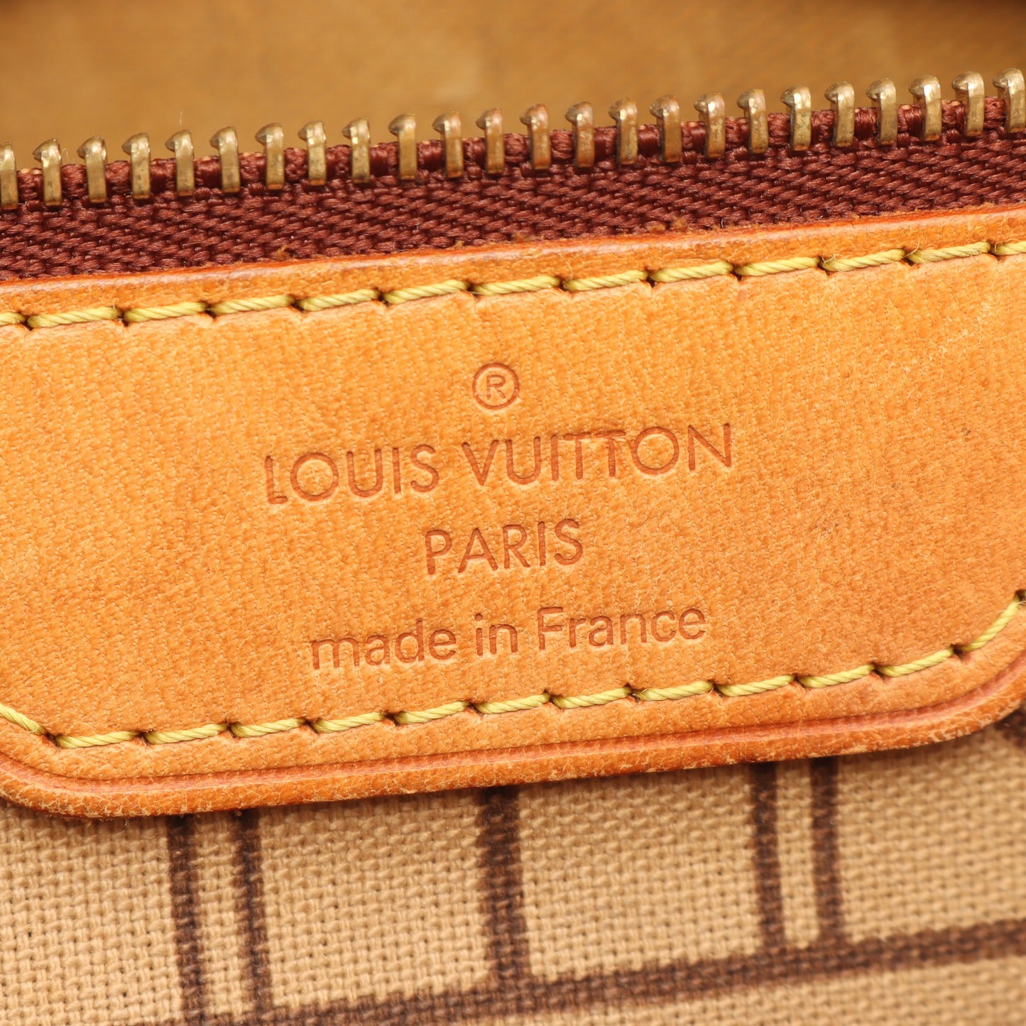 ネヴァーフルPM モノグラム ハンドバッグ トートバッグ PVC レザー ブラウン ルイヴィトン バッグ LOUIS VUITTON