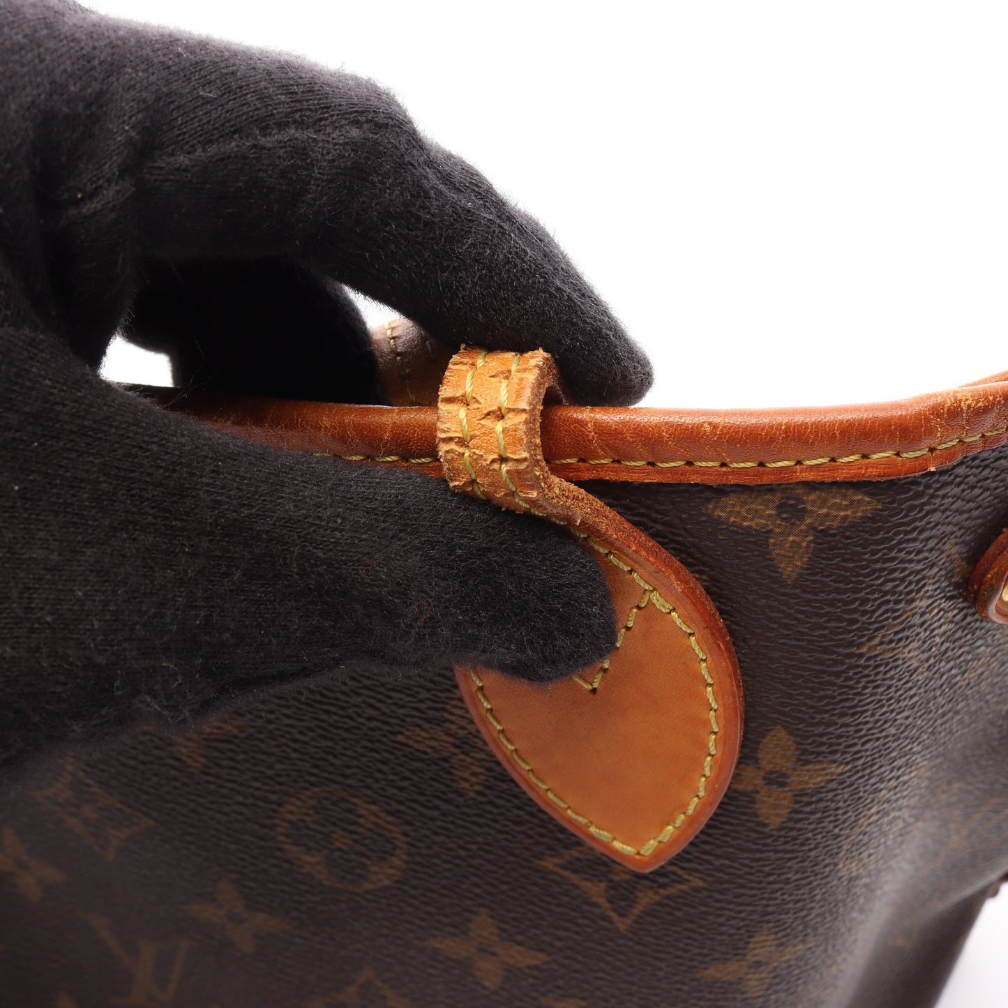 ネヴァーフルPM モノグラム ハンドバッグ トートバッグ PVC レザー ブラウン ルイヴィトン バッグ LOUIS VUITTON